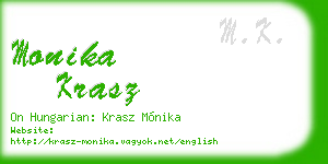 monika krasz business card